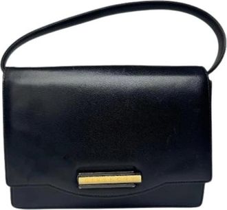 Givenchy Pre-owned Vintage Leren Handtas - Dames - Vintage Handtas - Zwart - ONE Size - Leer - Vintage