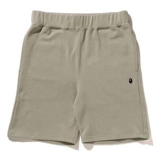 A Bathing Ape Head One Point Sweat Shorts Beige 1J30-153-023-BGE