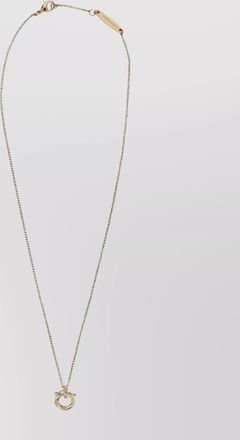 Ferragamo chain knot pendant necklace