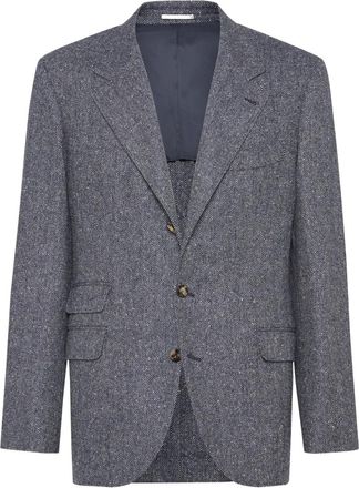 Brunello Cucinelli Blazer monopetto - Grigio