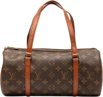 Louis Vuitton Pre-owned Papillon 30 - Dames - Vintage Handtas - Bruin - ONE Size - Leer - Vintage