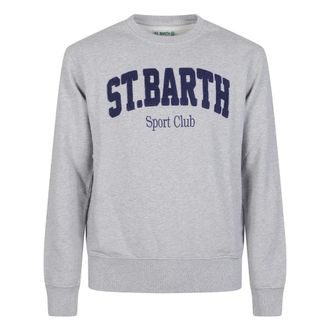 MC2 Saint Barth Sweatshirts, male, Gray, Size: XL Ponza Sweatshirt