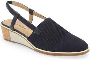 Vaneli Greer Slingback Wedge in Navy at Nordstrom Rack, Size 6.5
