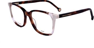 Carolina Herrera Womens 52mm Havana Ivory Opticals