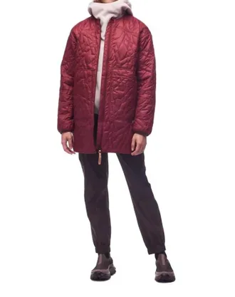 Indyeva Vadderad Long Sleeve Jacket In Vino