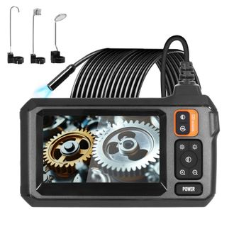 OEM C&aacute;mara Endosc&oacute;pica Industrial Con Cable Flexible De 10 M, Hd 1080p, 8 Mm, Resistente Al Agua Ip67, Con Pantalla Ips De 4,3, 8 Luces Led, No Requiere I