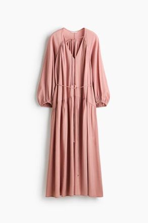 H&M Oversized Tunic Dress in Dusty Pink at Nordstrom, Size Xx-Large