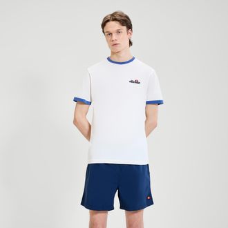 Ellesse T-Shirt ELLESSE MEDUNO TEE, Herren, Gr. XL, weiss (wei&szlig;), Obermaterial: 100% Baumwolle, Rundhals, Shirts T-Shirt, f&uuml;r sportliche Aktivit&auml;ten und Freiz