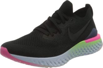 Nike Womens Epic React Flyknit 2 Running Trainers BQ8927 Sneakers Shoes (UK 3.5 US 6 EU 36.5, Black Sapphire 003)