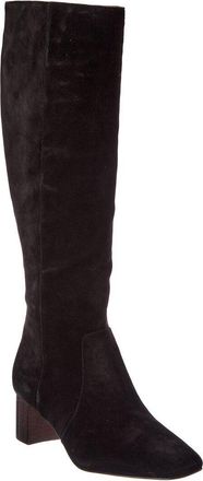 Stuart Weitzman Kels Zip Suede Knee-High Boot
