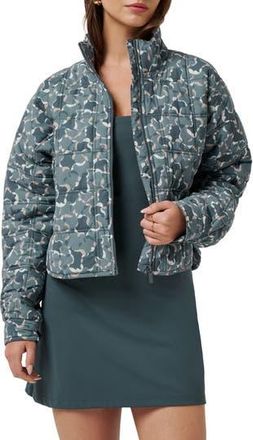 Travis Mathew City Edge Quilted Jacket in Dark Slate Multi at Nordstrom Rack, Size X-Large