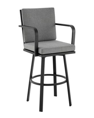 Armen Living Don 30In Outdoor Patio Bar Stool