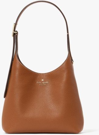 Kate Spade New York Womens 454 Pick Stitch Small Shoulder Bag - Brown Leather - One Size