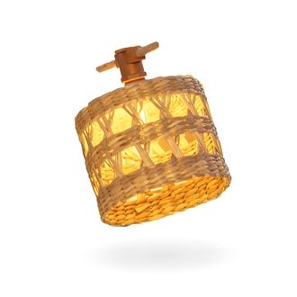 Licht-Trend Alba Guirnalda Decorativa De Cuerda De Yute Para Interior Y Exterior. Luz C&aacute;lida Con Carga Solar Y Bater&iacute;a Recargable. Made In Spain