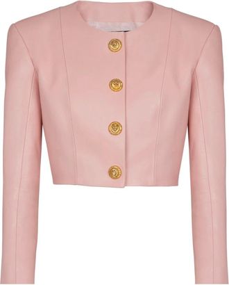 Balmain Mujer, Chaquetas, Rosa, Talla: S