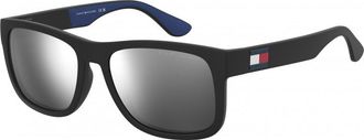 Tommy Hilfiger Mens TH-1556-N-S-D51 TH 1556 56 D51 Sunglasses - Black - One Size