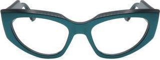 Marni 55mm Cat Eye Reading Glasses in Blue at Nordstrom Rack