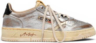Autry Medalist LOW Super Vintage - Dames - Sneakers - Grijs - 37 EU - Katoen - Schoenen