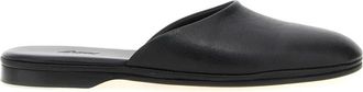 Brioni Leren Sabots - Dames - Slip ons - Zwart - 37 EU - Leer - Schoenen