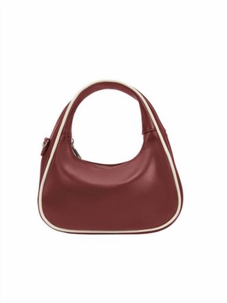 Melie Bianco Womens Sarita Recycled Vegan Leather Top Handle Bag In Burgundy