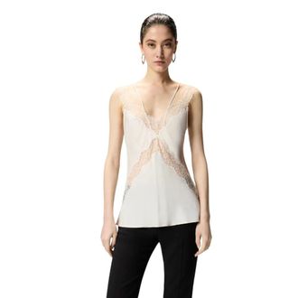 Pinko Pinko, Dames, Tops, Roze, Maat: XL Viscose