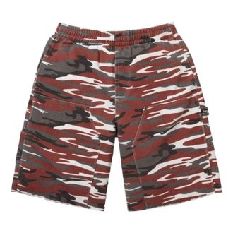 SUPREME SS26 Double Knee Painter Sweatshort Red Camo SUP-SS26-204-RMO