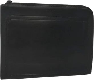 Saint Laurent Pre-owned Clutches, female, Black, Size: ONE SIZE Pre-owned Vintage Clutch