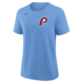 Nike Bryce Harper Philadelphia Phillies Nike Womens MLB T-Shirt in Blue | 01K94EYPP9-GHY