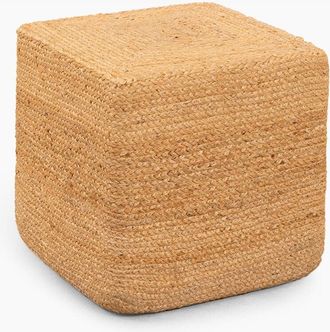 Sklum Sklum - Puff Cuadrado de Yute Natural Orsen