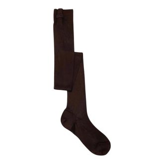Miu Miu Socks, female, Brown, Size: L Silk socks