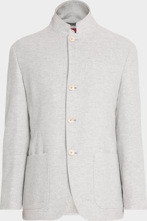 Brunello Cucinelli Mens Cashmere Blazer-Style Coat