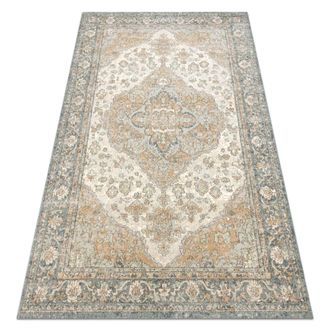 RugsX Rugsx - Alfombra De Lana Soho 477.01.la113 Osta - Ornamento, Roset&oacute;n, Natural Verde / Beige Green 200x300 Cm