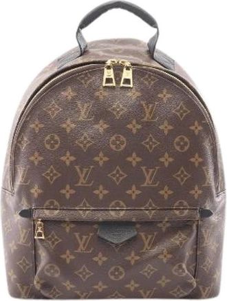 Louis Vuitton Pre-owned Palm Springs Monogram Rugzak - Dames - Vintage Rugzakken - Bruin - ONE Size - Leer - Vintage