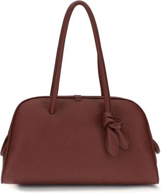 Jacquemus Bolso de Hombro Largo Le Chiquito de Piel - Bags - Mujer - Rojo - ONE SIZE