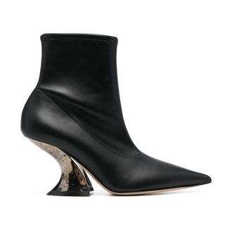 Casadei Heeled Boots, female, Black, Size: 11 US Elodie Ankle Boot