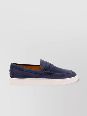 Tod's suede leather loafers