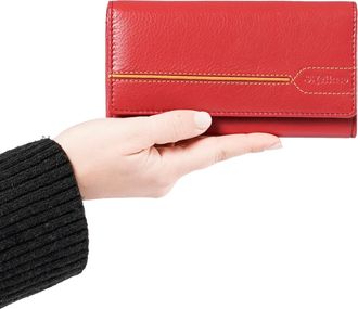 Melluso Portafogli donna in pelle rosso cp711
