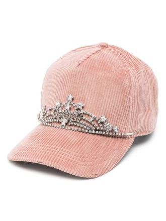 Dsquared2 Cappello da baseball a coste - Rosa