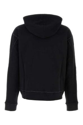 Moschino Logo-Printed Cotton Sweatshirt - Black
