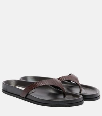 Toteme Leather thong sandals