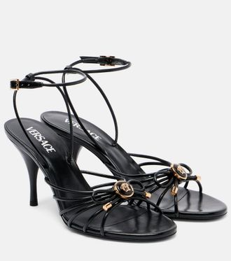 Versace Leather slingback sandals