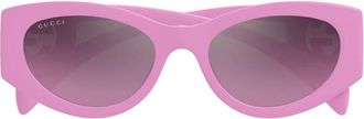 Gucci Pink Gradient Mirror Cat Eye Ladies Sunglasses GG1691S 003 54