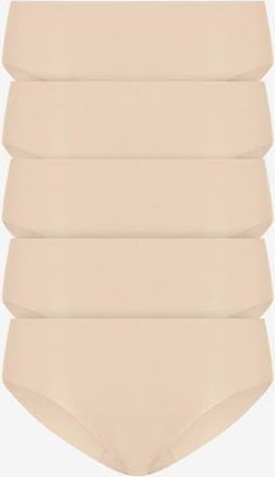Commando Classic Solid Bikini 5-Pack in Beige at Nordstrom, Size X-Small