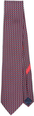 Ferragamo Geometric-pattern Silk Tie