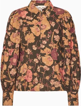 By Ti Mo Baby Cord Blouse - Dames - Overhemden - Bruin - S - Katoen - Overhemden