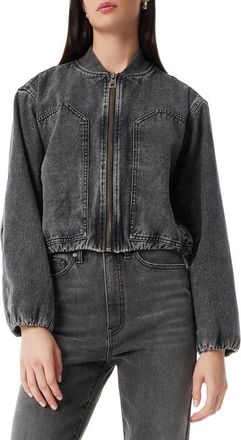 Robert Rodriguez Kendrick Utility Denim Bomber Jacket in Flash at Nordstrom Rack, Size X-Small