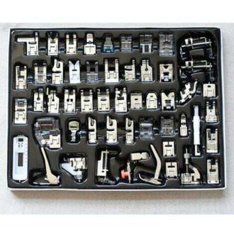 OEM Juego Profesional De 52 Piezas De Prensatelas Multifunci&oacute;n Para M&aacute;quinas De Coser Brother, Singer Y Dom&eacute;sticas, Juego De Prensatelas 505a +-crezuo
