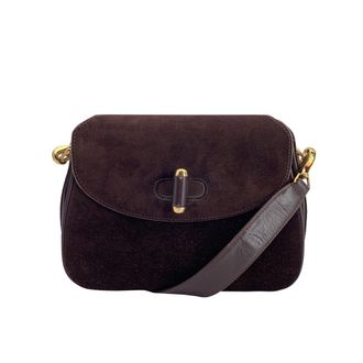 Gucci Gucci Vintage Su&egrave;de Schoudertas