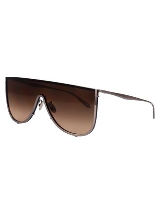 Alaia Womens Sunglasses Aa0094s Ruthenium-Ruthenium-Brown Metal