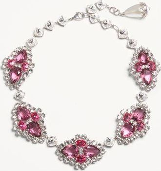 Valentino Garavani Pas Plus Necklace in Metal, Resin, Enamel and Crystals Wo